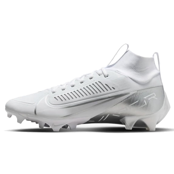 Nike Vapor Edge Pro 360 2 Men's Football Cleats (DA5456-102,White/Metallic Silver-White) Size 13