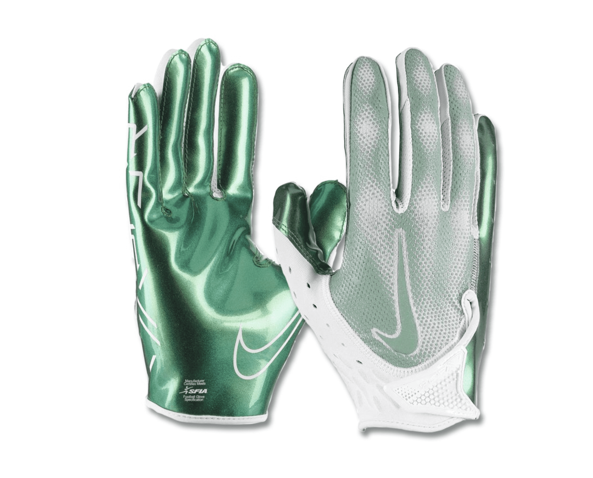 NIKE - 送料無料 新品 NIKE VAPOR JET GLOVES XL Nike Vapor Jet 7.0 Iridescent Gloves - Green - XL - Walmart.com