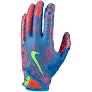 Nike Vapor Jet 8.0 Football Gloves Blue Orbit | Hyper Orange | Green Medium
