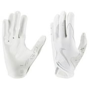 Nike Vapor Jet 8.0 Football Gloves White  White  Platinum Medium