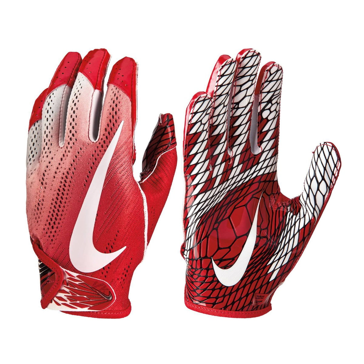 Nike Vapor Knit Elite Magnagrip Football Receiver Gloves Red Size XXL