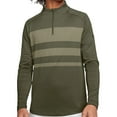 thumbnail image 1 of Nike Vapor Mens Color Block Dri-Fit Half Zip Pullover Sweater (2XLarge, Olive), 1 of 3