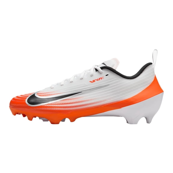 Nike Vapor Speed 3 Football Cleats HM8849-104, White/Safety Orange/Metallic Silver/Black Size 13
