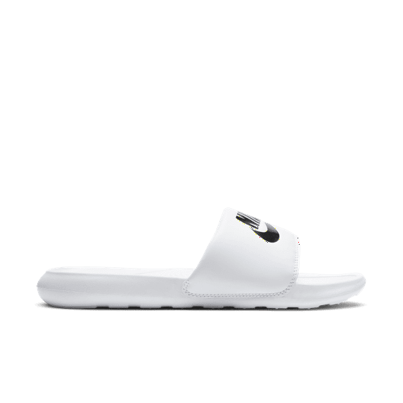 NIKE Women's W VICTORI ONE Slide Slipper, White Black White, 10.5