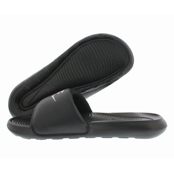 Nike Victori One Slide Womens Shoes Size 6, Color: Black/Pink