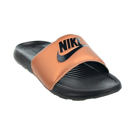 Nike Victori One Slide Womens Shoes Size 6, Color: Bronze/Black