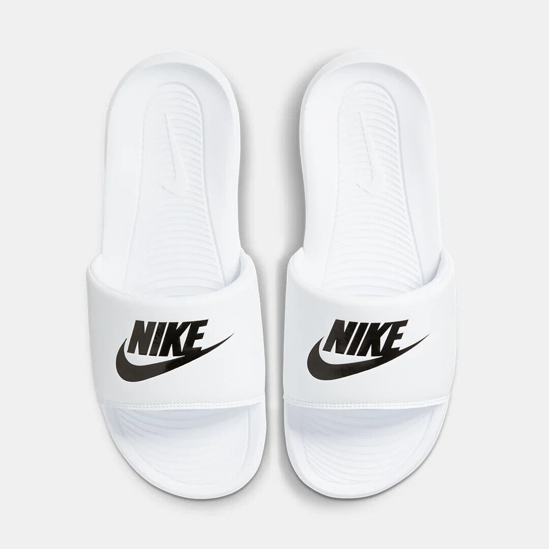Nike Victori One White/Black Men's Sandals Slides Size 8 - Walmart.com