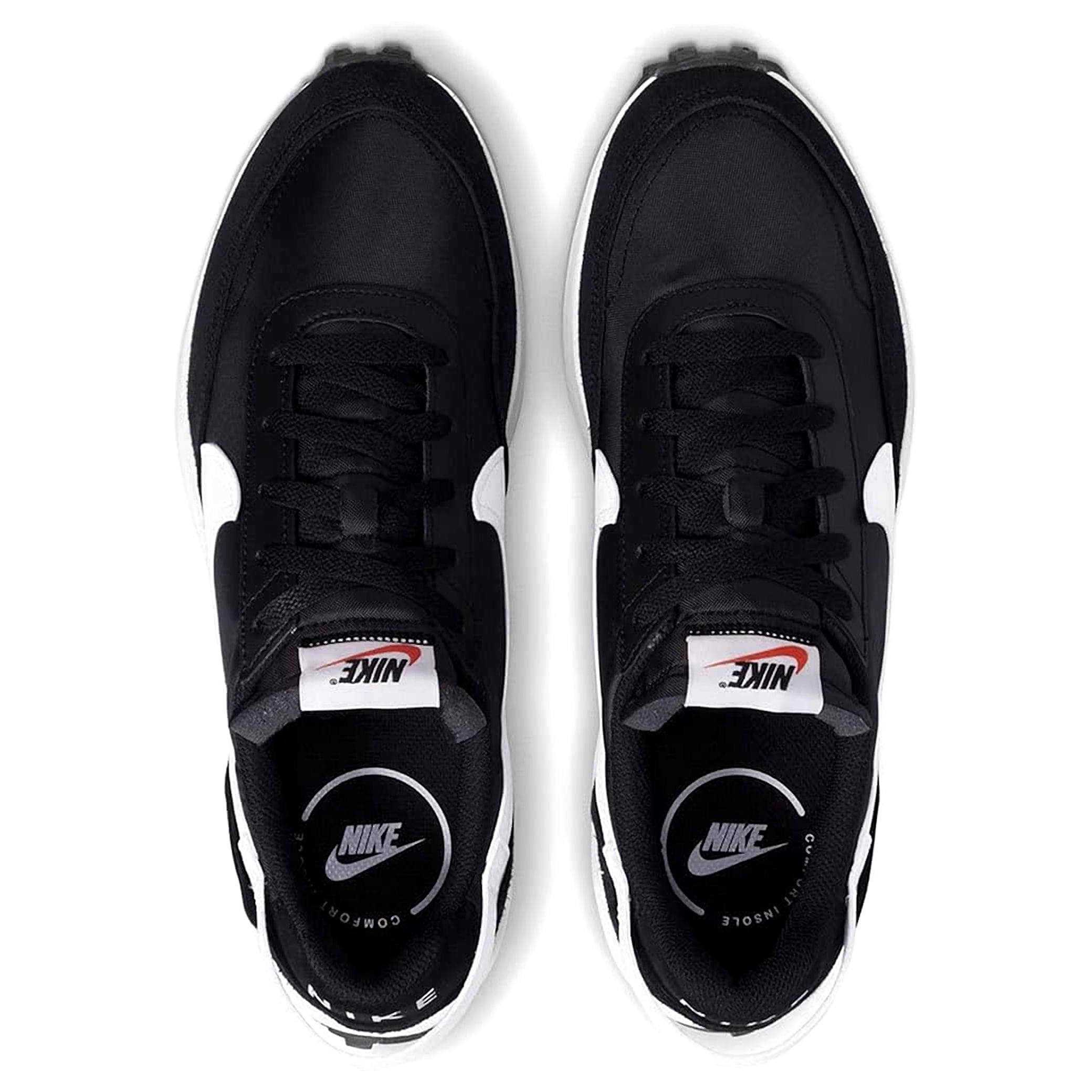 Nike Mens Waffle One Running Shoes DA7995-001 Men\'s Black/Black-White Size 14‎ Nike WAFFLE ONE  main image 3