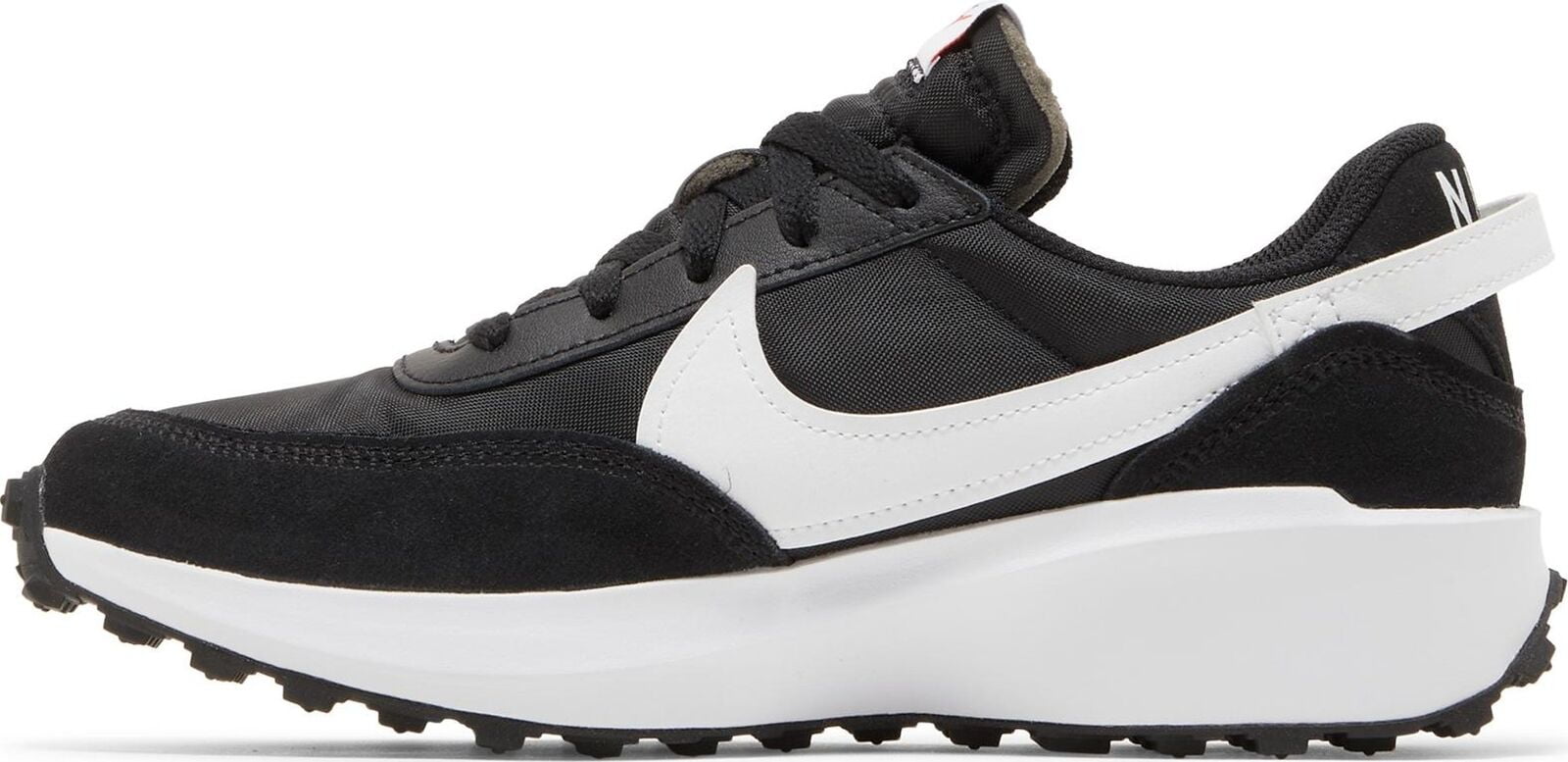 Nike Waffle Debut Women's Shoes Color: Black Orange Clear Size