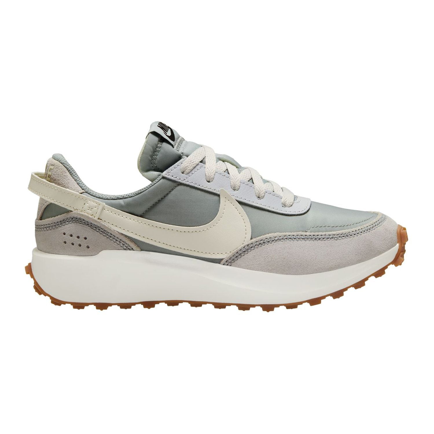 white nike shoes with clear bottom womens