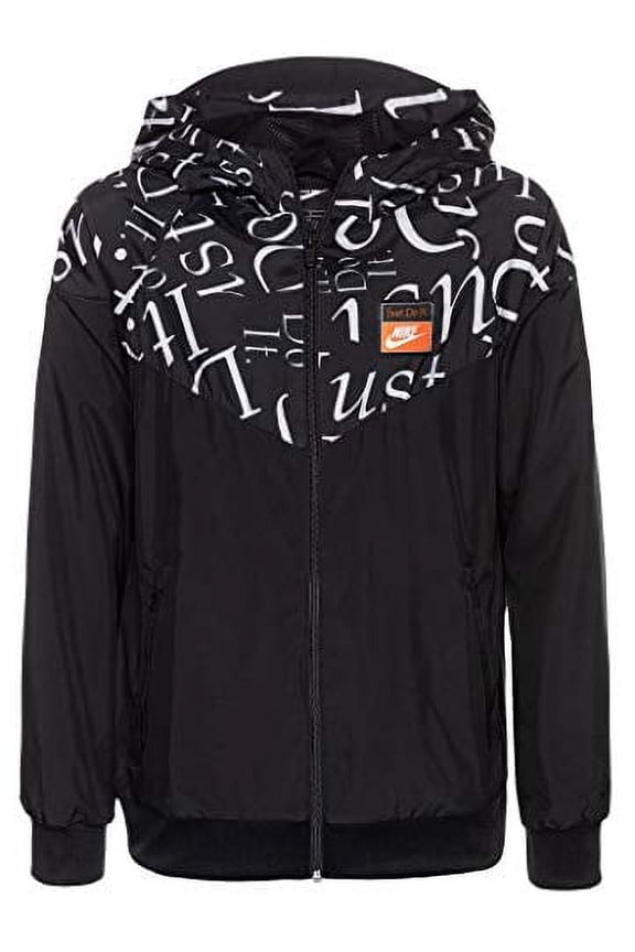 Windrunner Jacket J Giubbotto Nero Da Bambino Boys Jackets Size S, Color: Black