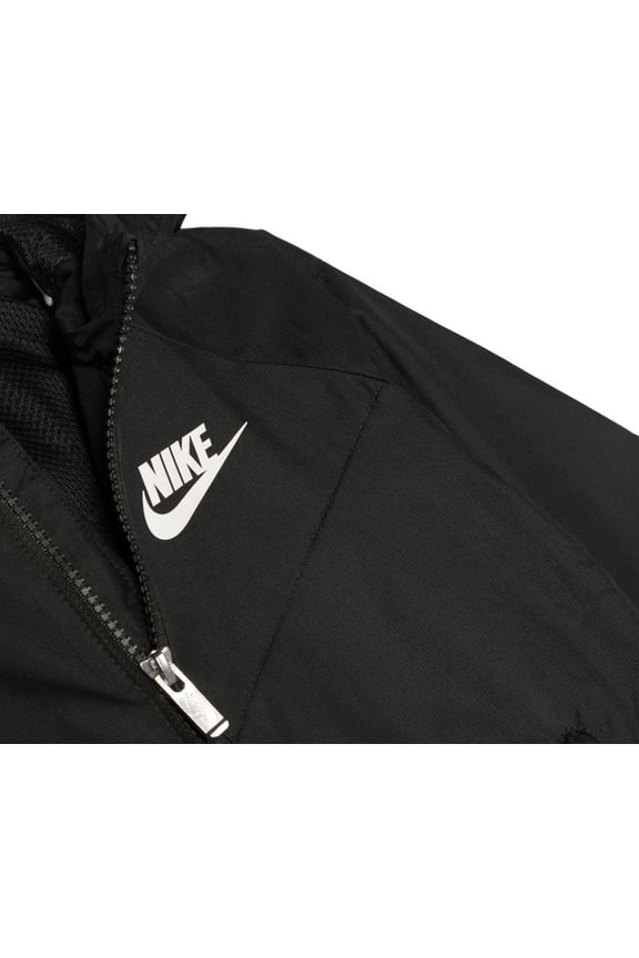 Windrunner Water Resistant Hooded Boys Jackets Size 6, Color: Black