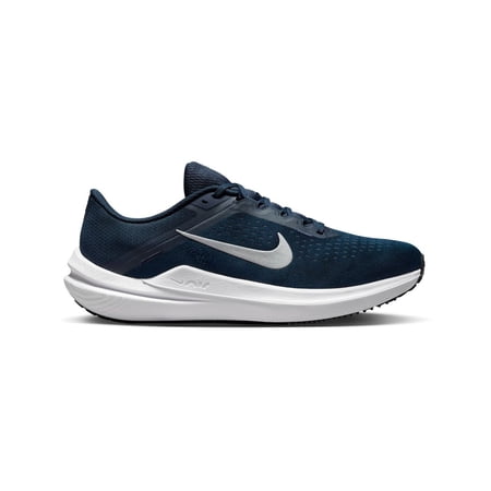 Nike Winflo 10 Men's Road Running Shoes Color: Navy Metallic Silver Size: 9.5