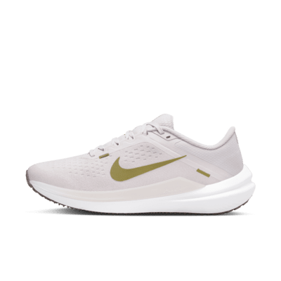 Nike Winflo 10 Women's Road Running Shoes Color: Platinum Violet/White/Photon Dust/Pacific Moss Size: 8