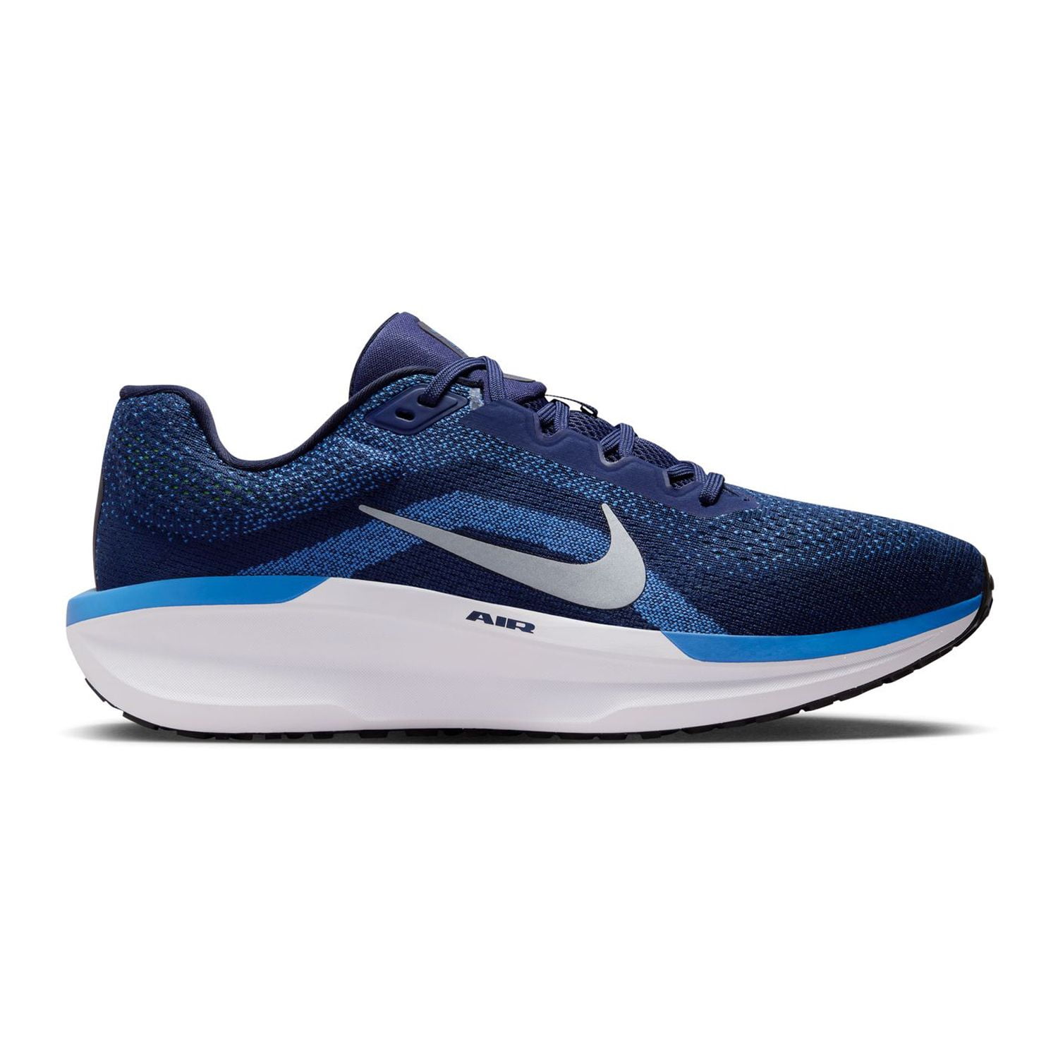 Nike Winflo 11 Men's Road Running Shoes Color: Navy White Blue