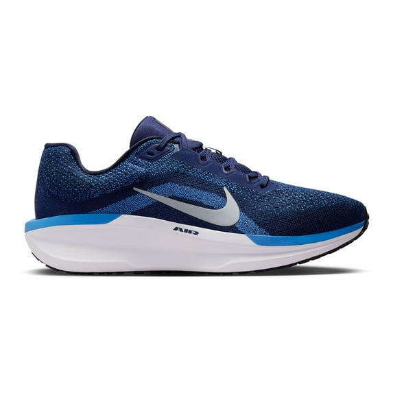 Nike Winflo 11 Men's Road Running Shoes Color: Navy White Blue Size: 9