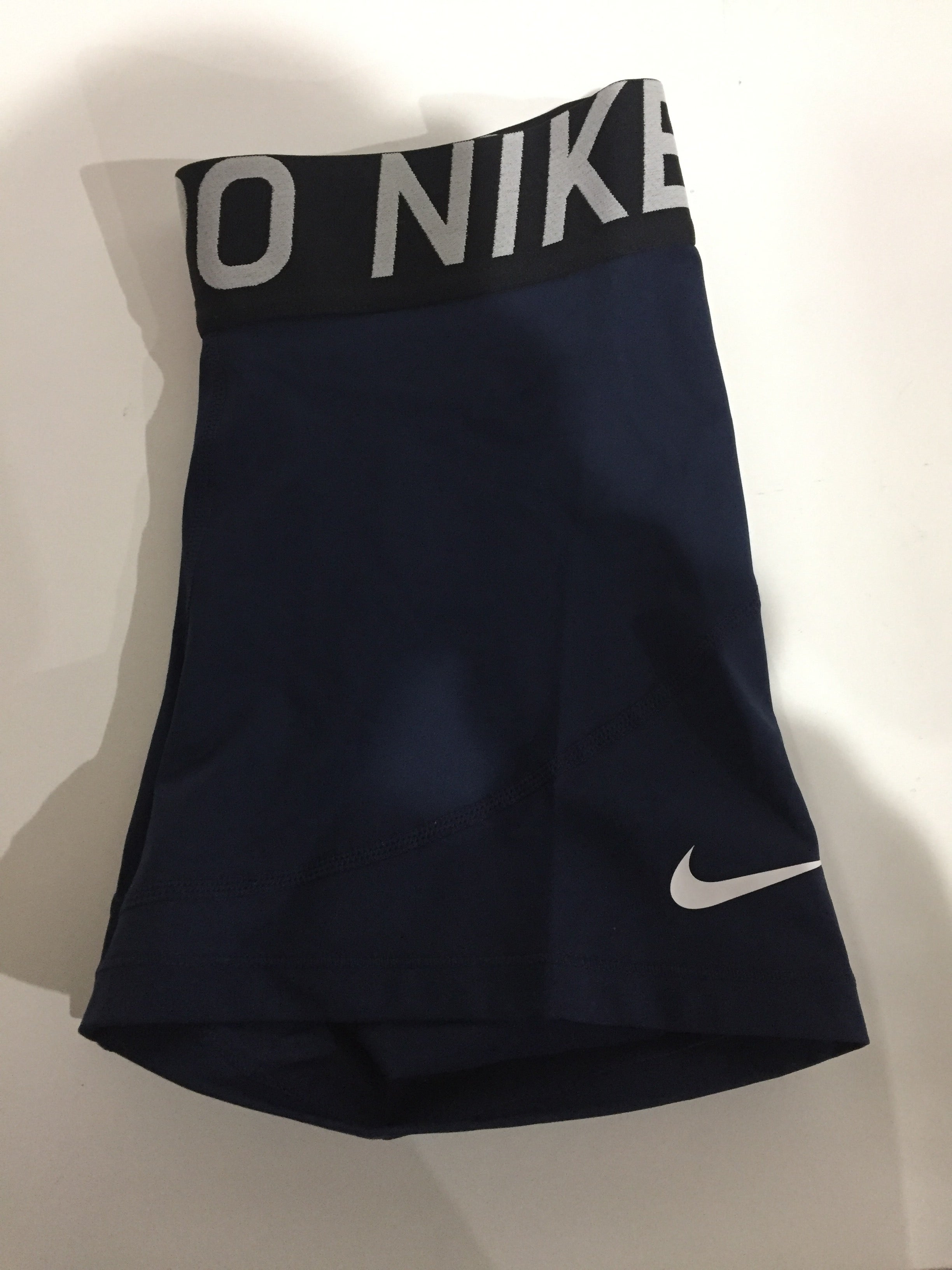 Nike Women Size Medium Navy white Black Trainng Shorts Walmart