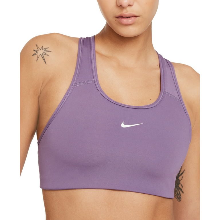 Nike Women's 1 Piece Pad Medium Impact Sports Bra Purple Size X-Small 