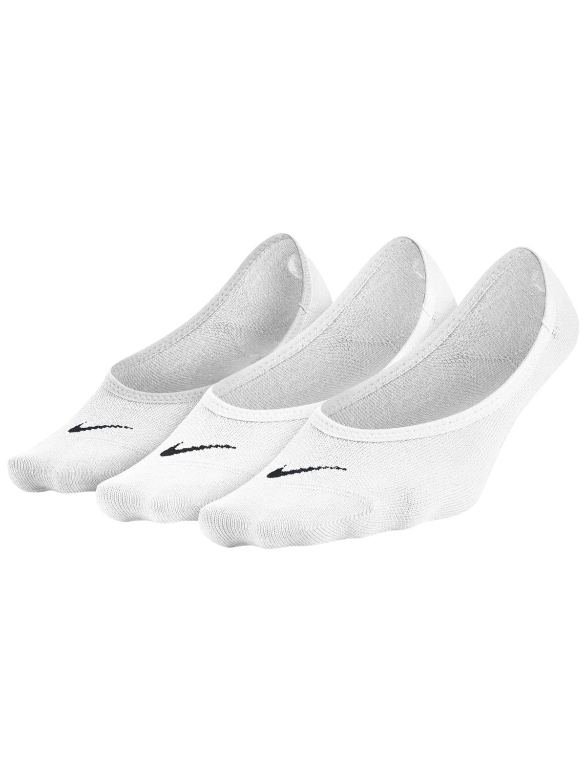 Nike Women's NoShow Everyday Lightweight Footie Socks, Pack of 3, Shoe