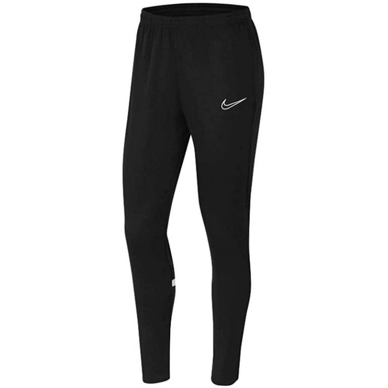 Nike Women's Academy 21 Dri-Fit Knit Pant, CV2665-010 (Black/White