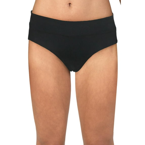 Nike Women's Active Hipster Bikini Bottoms Swimsuit Black Size X-Large