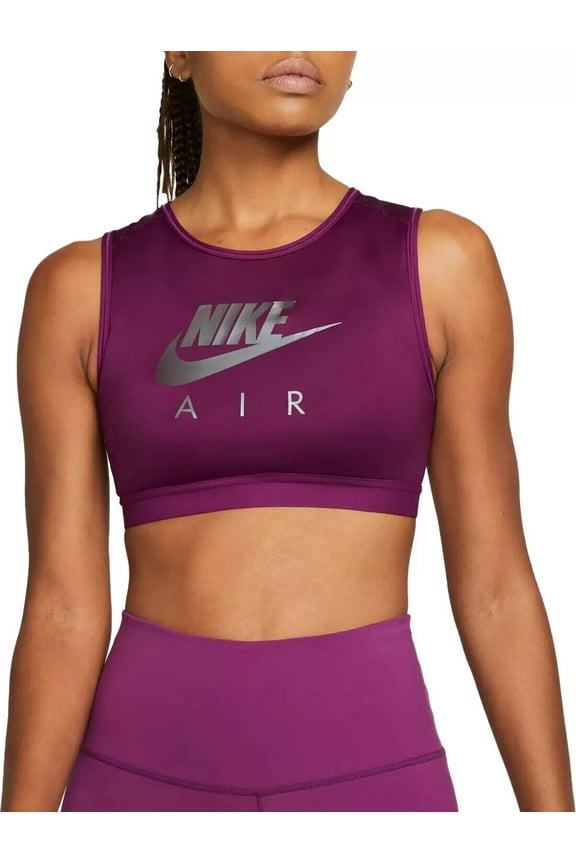 Women's Air Dri-FIT Swoosh Sports Bra - (Sangria Purple, X-Small)