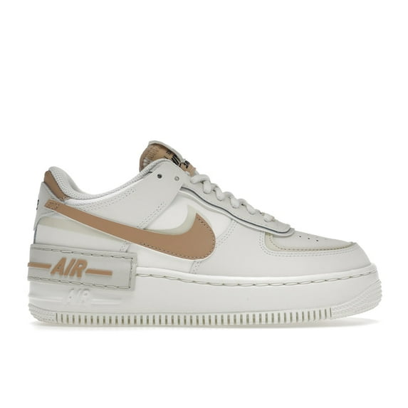 Nike Women's Air Force 1 Low Shadow Sail Fossil Light Bone Shoes, from StockX