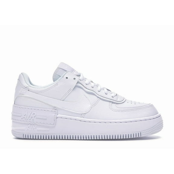 Nike Women's Air Force 1 Low Shadow Triple White Basketball Shoes, from StockX