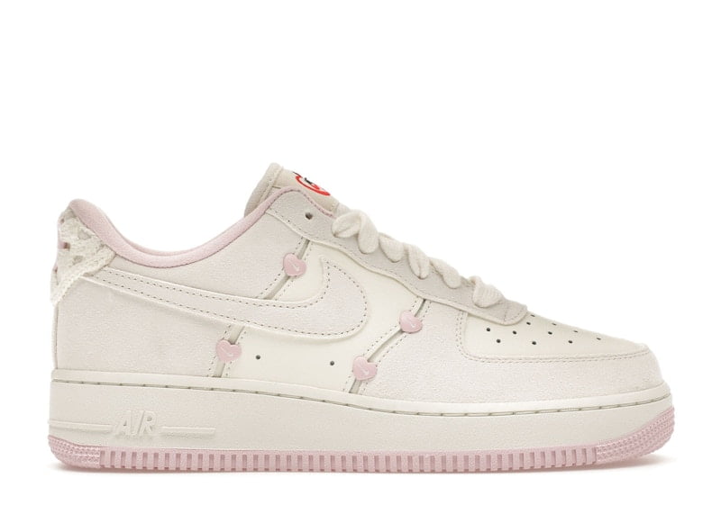 pink nike air force 1 valentine's day
