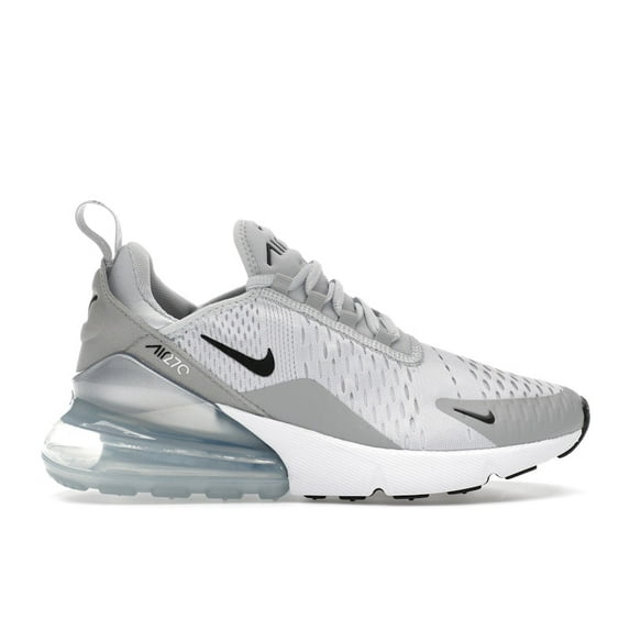 Nike Women's Air Max 270 Pure Platinum Light Smoke Grey Metallic Silver Black Running Shoes, from StockX