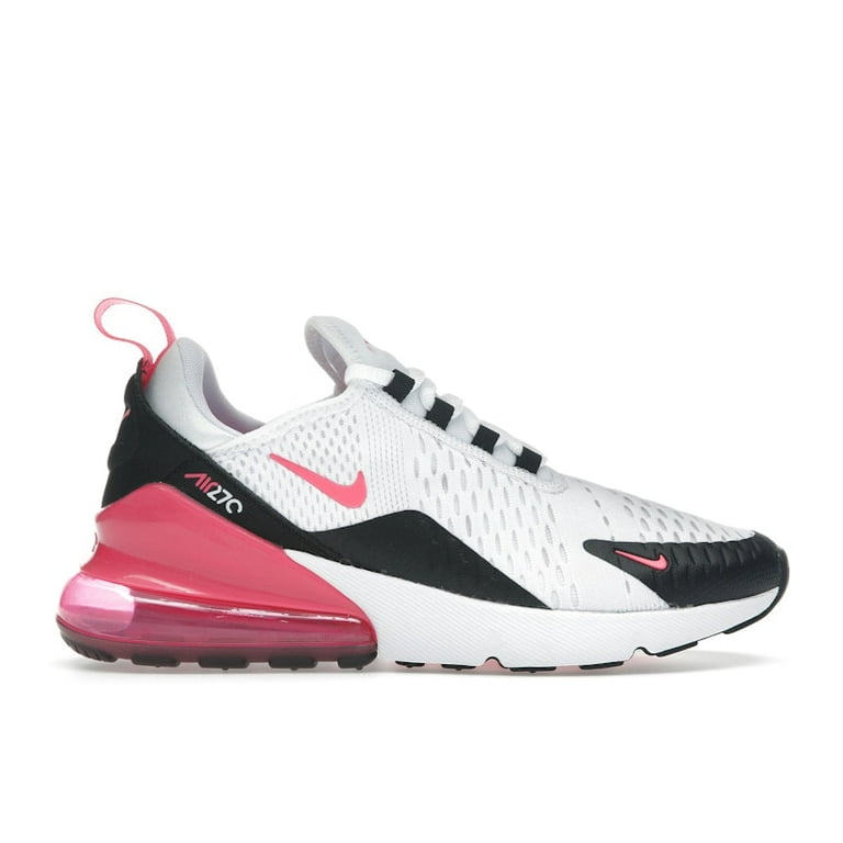 Nike Women's Air Max 270 White Black Hyper Pink Running Shoes - Main Image