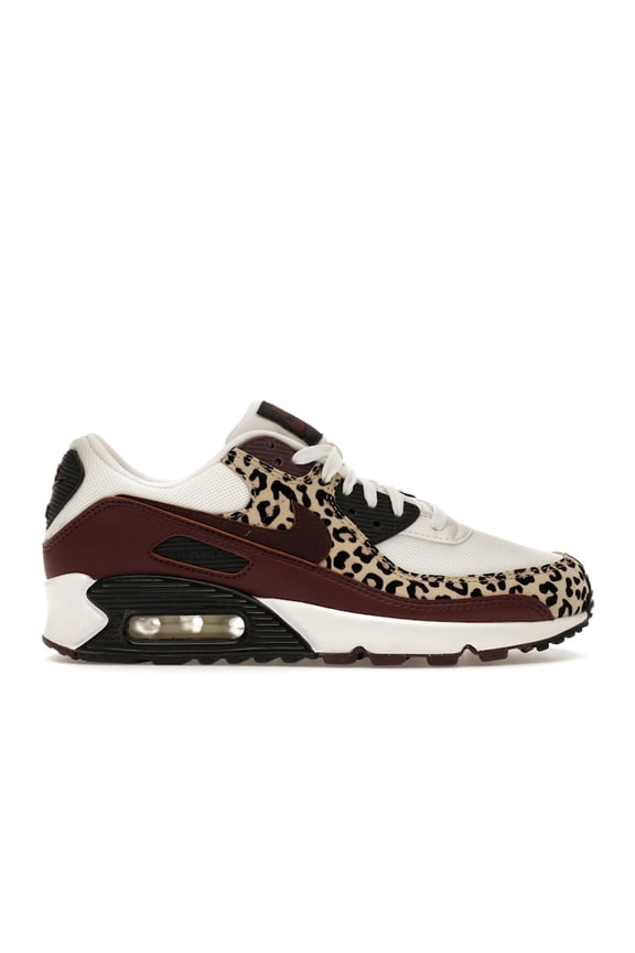 Women's Air Max 90 Leopard Burgundy Running Shoes, from StockX