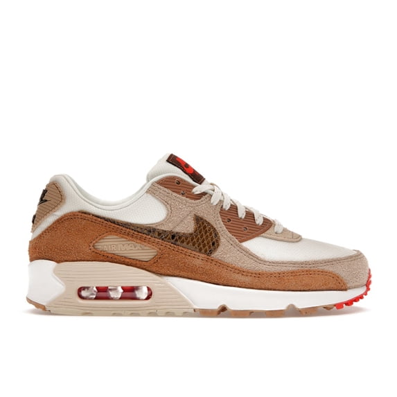 Nike Women's Air Max 90 SE Pale Ivory Snakeskin Swoosh Running Shoes, from StockX
