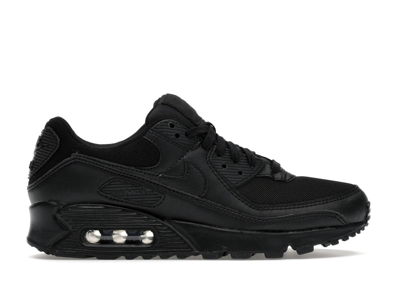 Nike Women's Air Max 90 Triple Black Running Shoes, from StockX