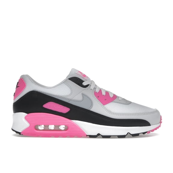 Nike Women's Air Max 90 White Pink Glow Wolf Grey Shoes, from StockX