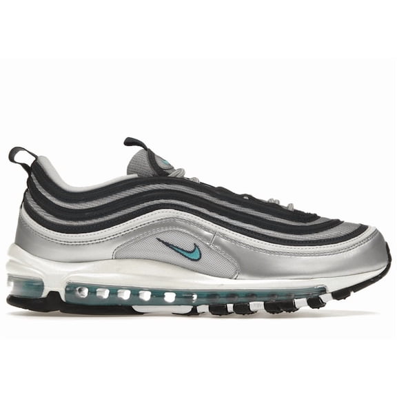 Nike Women's Air Max 97 Metallic Silver Chlorine Blue Running Shoes, from StockX