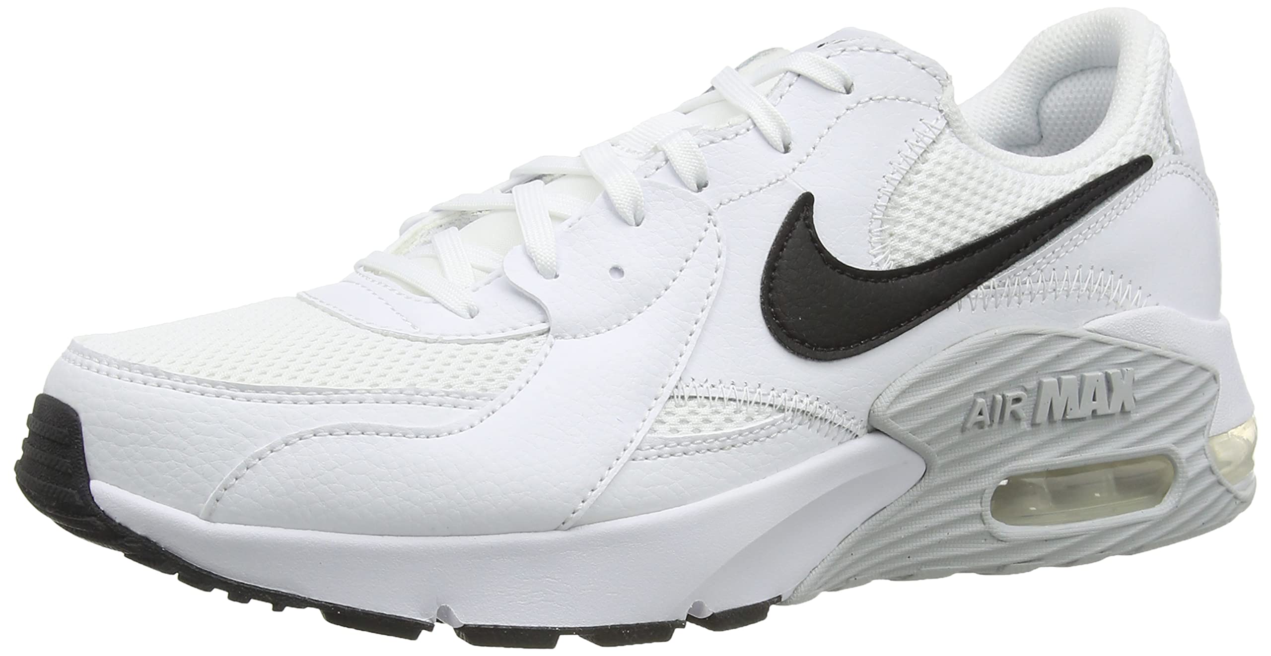 Nike Women's Air Max Excee Running Shoes, White/Black/Pure Platinum, 9