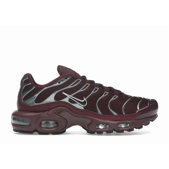 Nike Women's Air Max Plus SE Night Maroon Metallic Silver Running Shoes, from StockX
