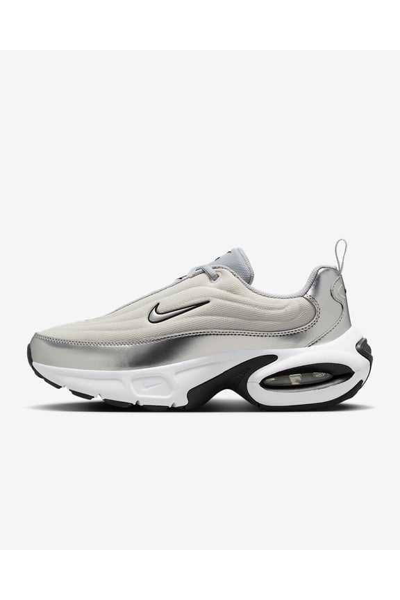 Women's Air Max Portal SE Lifestyle Shoes Sneaker, Metallic Silver/Black-Phantom-White, 9