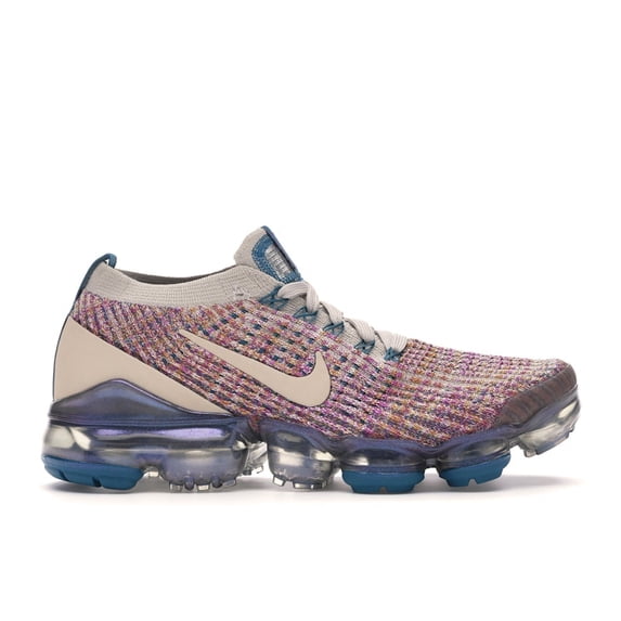 Nike Women's Air VaporMax Flyknit 3 Desert Sand Vivid Purple Running Shoes, from StockX