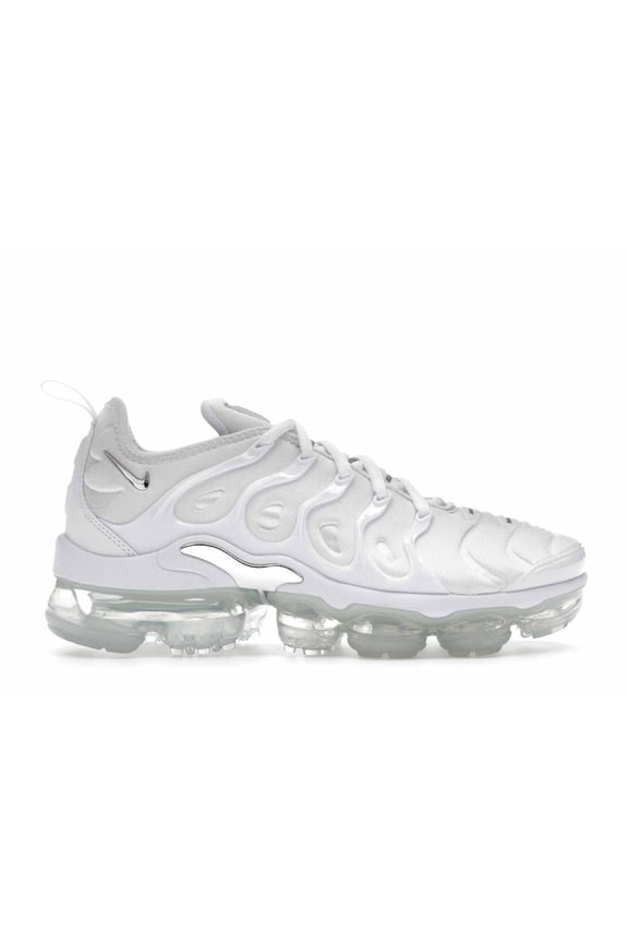 Women's Air VaporMax Plus White Chrome Running Shoes, from StockX