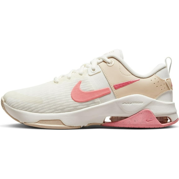 Nike Women's Air Zoom Bella 6 Sneakers, White Pink, 8.5