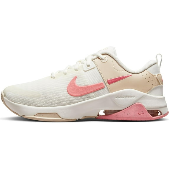 Nike Women's Air Zoom Bella 6 Sneakers, White Pink, 8.5
