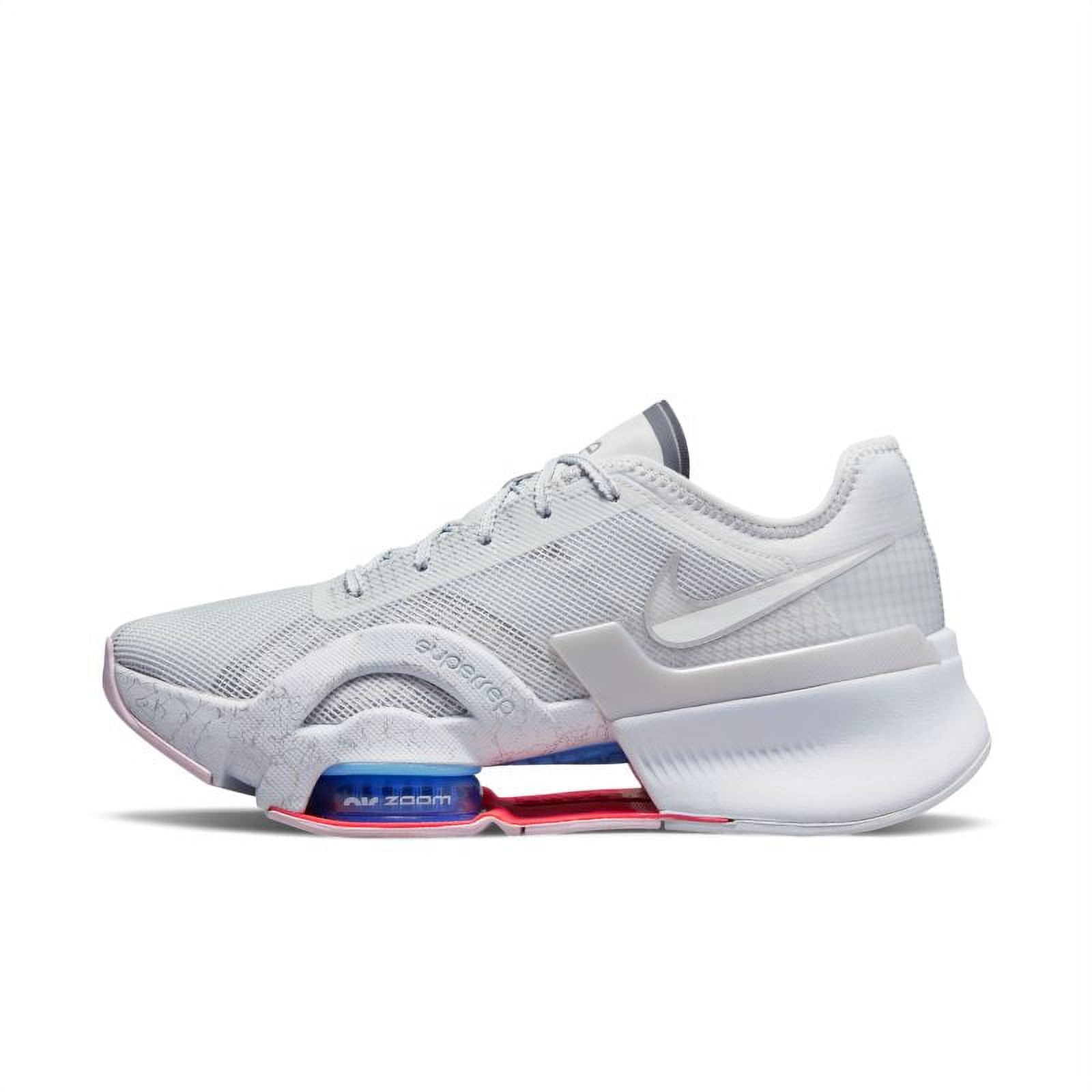 Nike Women's Air Zoom SuperRep 3 Training Shoes in White/Pure Platinum