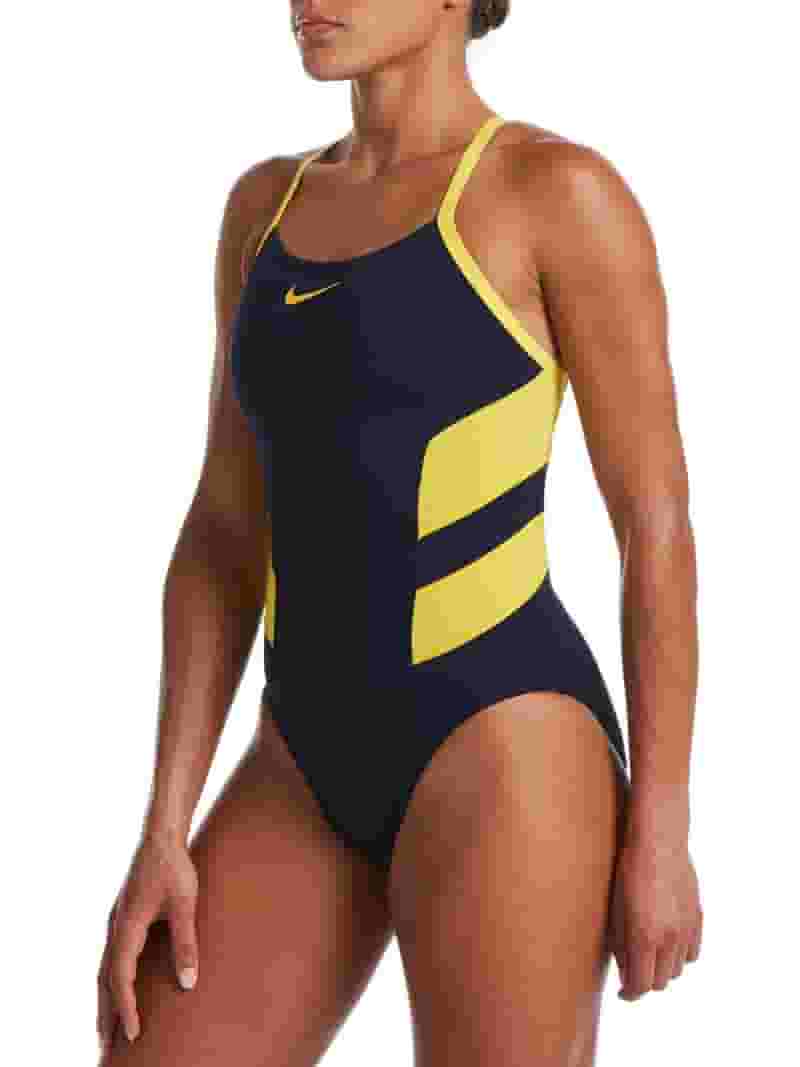 【BARREL】Women Essential Color Mix Y Back Onepiece Swimsuit Nike Women's Color Block Racerback One Piece Swimsuit
