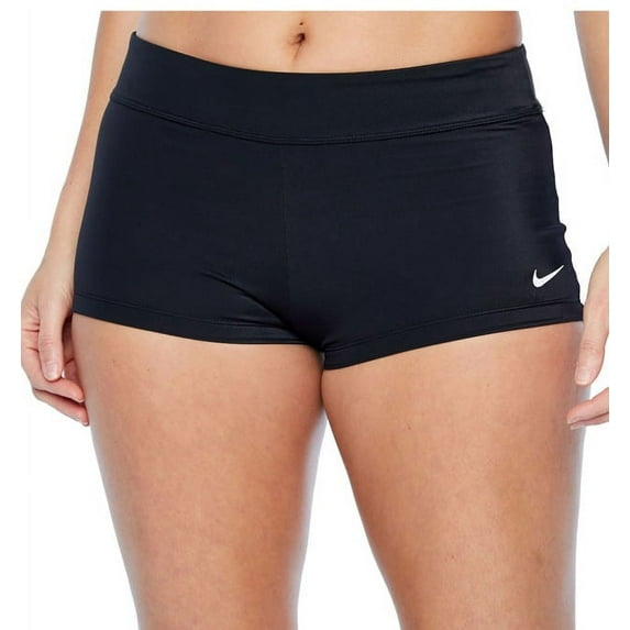 Nike Women's Core Active Swim Shorts Swimsuit Black Size Small