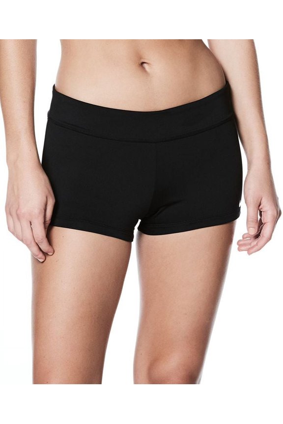 Women's Core Active Swim Shorts Swimsuit Black Size X-Small