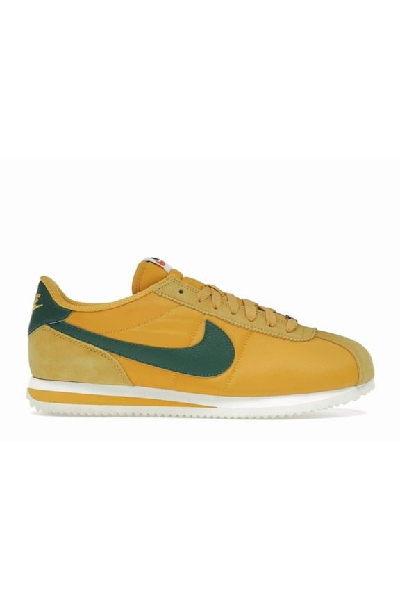 Women's Cortez Textile Yellow Ochre Gorge Green Shoes, from StockX