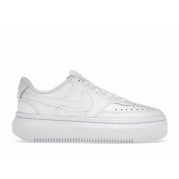 Nike Women's Court Vision Alta Low Triple White Shoes, from StockX