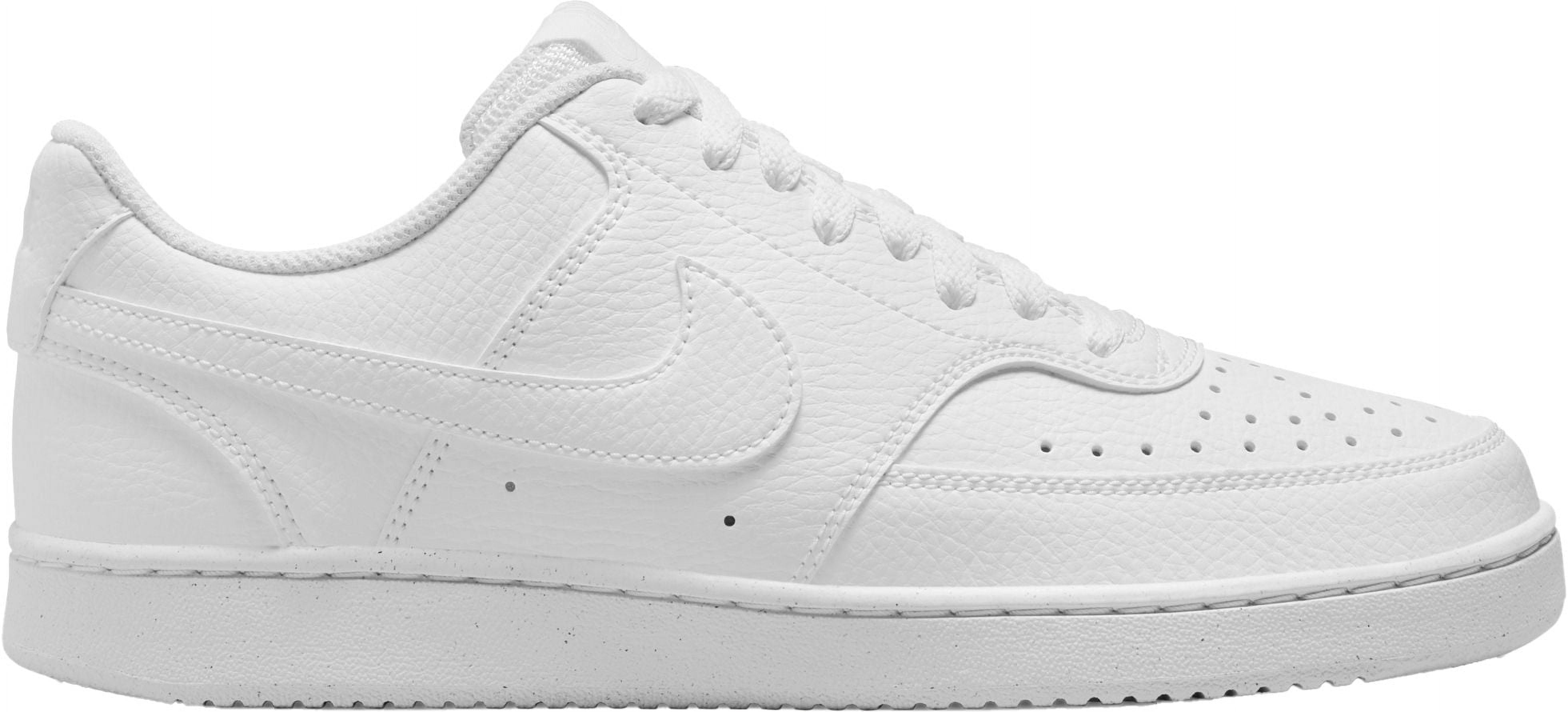 Nike Women's Court Vision Low Next Nature Shoes (Wht/Wht/Wht, 6.5, Medium/B)
